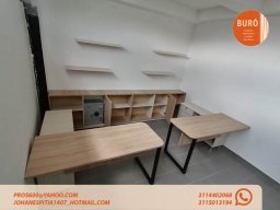 ESCRITORIOS EN L MADECOR